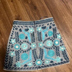 STATE PARRANDERA EMBROIDERED SKIRT